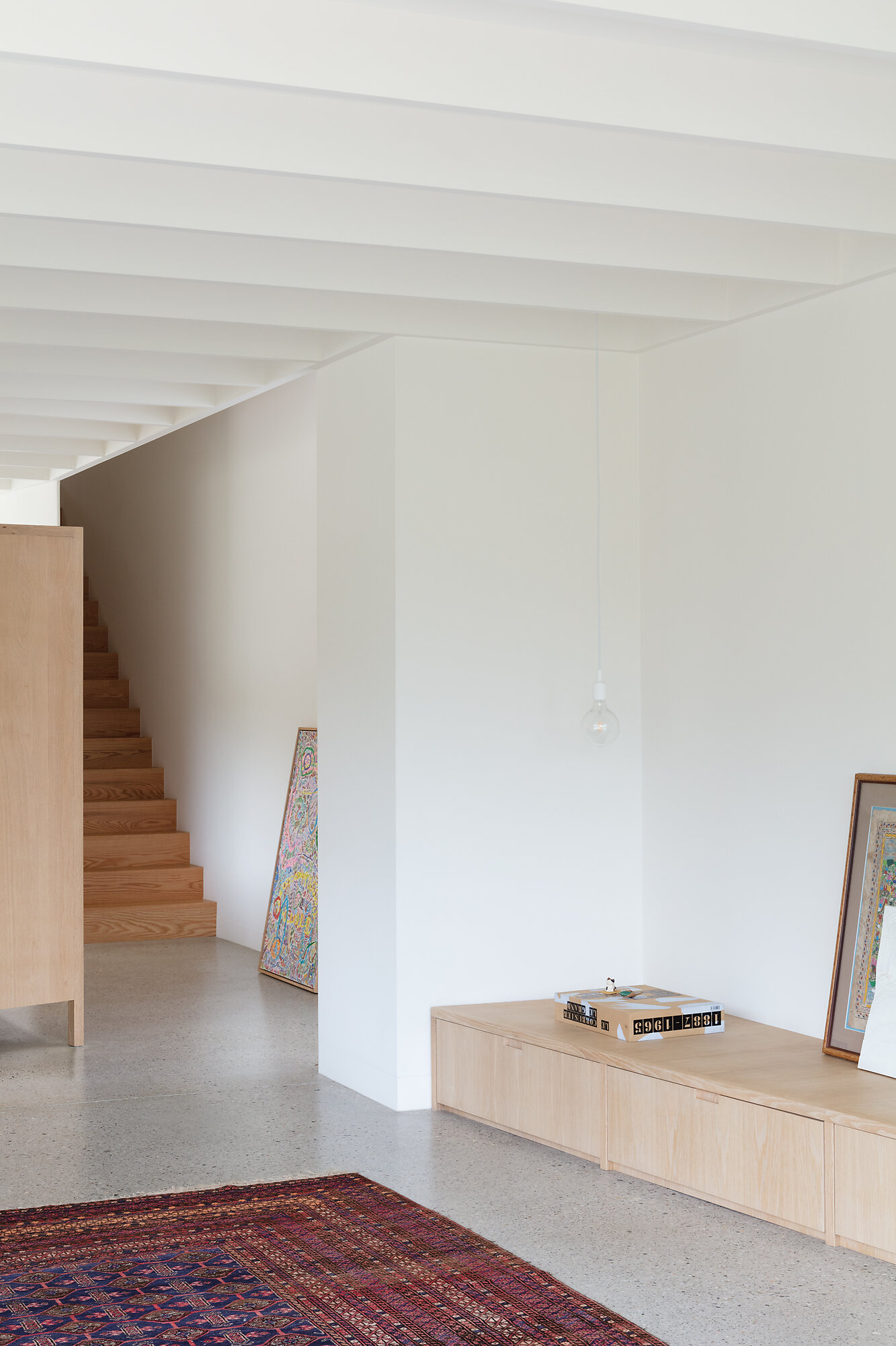 Interior photograph of DD House by Clinton Weaver